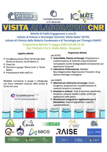 Programma Visita ai Laboratori CNR 7 maggio 2026