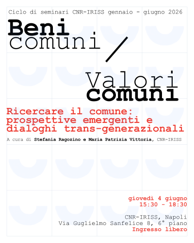 Ricercare il comune: prospettive emergenti e dialoghi trans-generazionali