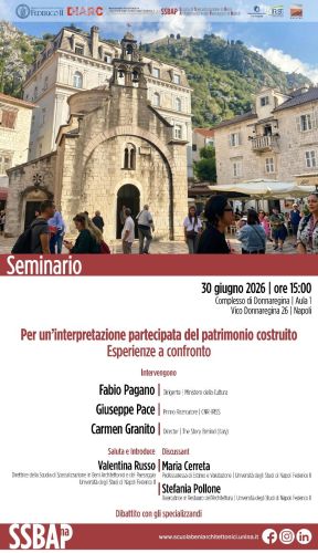 Per un'interpretazione partecipata del patrimonio costruito. Esperienze a confronto
