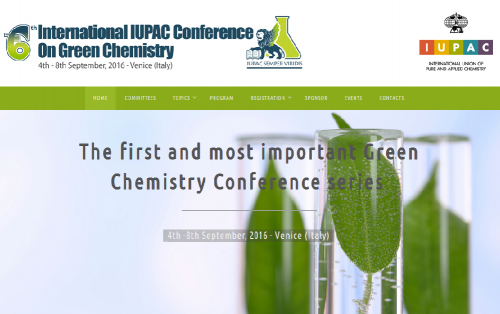 6th International IUPAC Conferences on Green Chemistry