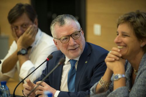 Il presidente del Cnr Massimo Inguscio e il rettore dell'Università di Milano-Bicocca Cristina Messa