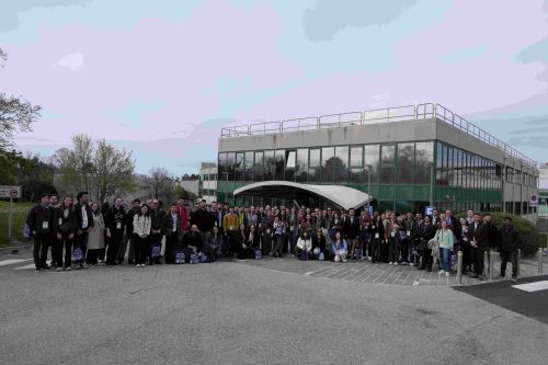 Gli studenti della conferenza EPHyC in visita presso il campus di Basovizza