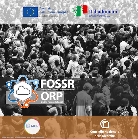 FOSSR Online Research Panel (ORP): aperto il reclutamento
