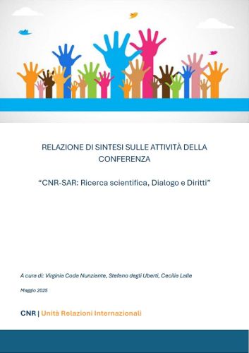 CNR_SAR_copertina Relazione di Sintesi