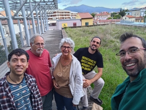 Piantati mille bulbi sul tetto della biblioteca comunale Sms di Pisa