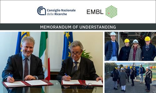 Firma del Memorandum di intesa Cnr-Embl