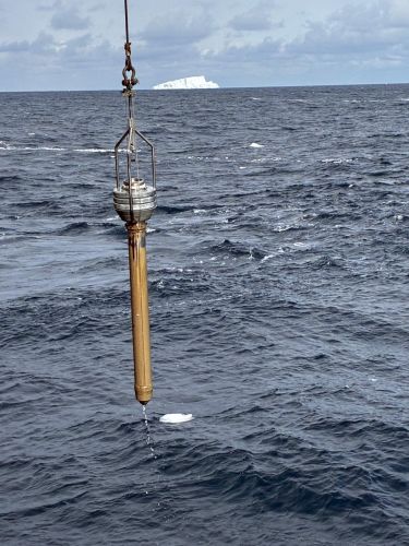 Campionamento del carotiere per interfaccia SW-104 nel Mare di Ross
