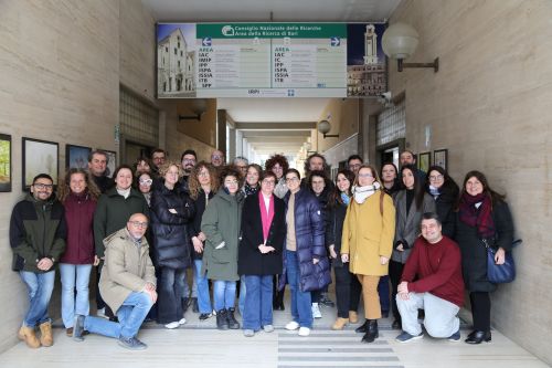 il gruppo CNR di Bari che cura i laboratori didattici