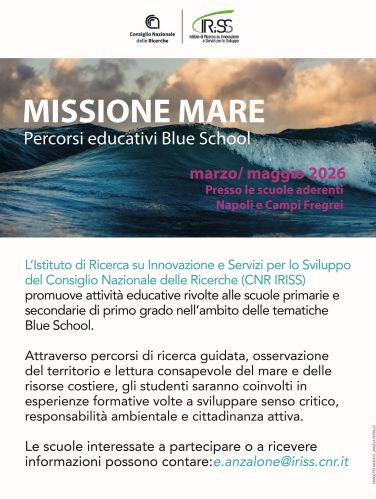 Blue School: il CNR IRISS promuove attività educative sul mare per le scuole