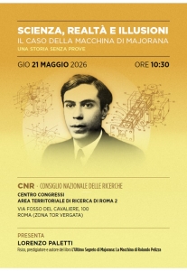 Scienza, realtà e illusioni - Il caso della macchina dei Majorana | Dialogando con Lorenzo Paletti