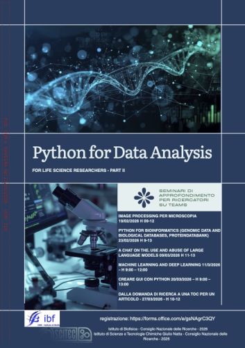 Locandina Python for Data Analysis II parte