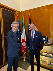Cnr-Irbim, incontro a Roma tra il Sindaco Quinci e il presidente Andrea Lenzi