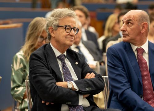 Presentazione della Relazione del 2026 al Parlamento sul fenomeno delle dipendenze in Italia  (Crediti: Ufficio stampa Palazzo Chigi)
