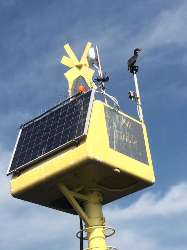 La piattaforma installata al largo di Cesano di Senigallia (Ancona)