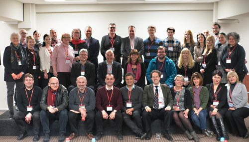 Foto di gruppo dei partecipanti alla Conferenza CHARME a Bruxelles, 2-3 Marzo 2020