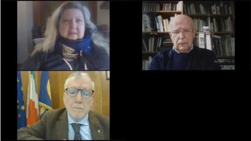Un frame della registrazione