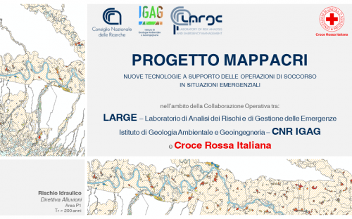 Progetto di mappatura dei potenziali scenari di rischio tra la Croce rossa italiana e il Laboratorio di analisi dei rischi e di gestione delle emergenze (Large) del Cnr-Igag di Milano