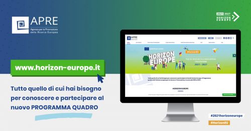 È on line il sito italiano dedicato a Horizon Europe