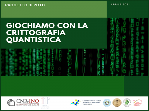 Locandina di presentazione del progettto 