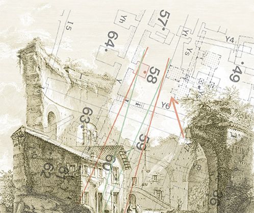 Localizzazione geometrica della Tomba di S. Pietro nell'area cimiteriale 