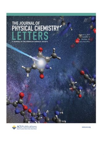 Copertina del numero 30 del Vol. 12 di  J. Phys. Chem. Lett.  2021  del 5 Agosto ultimo scorso