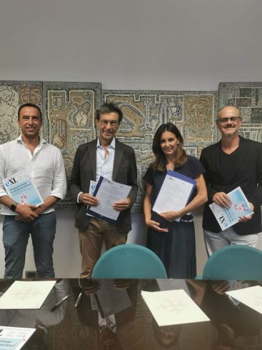 Da sinistra, Andrea Madonna, Antonello Provenzale, Patrizia Alma Pacini, Leonida Gizzi