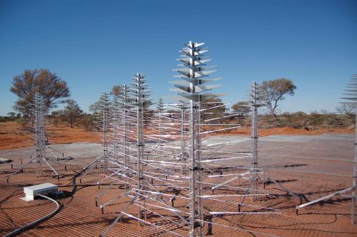 Antenne nel deserto australiano