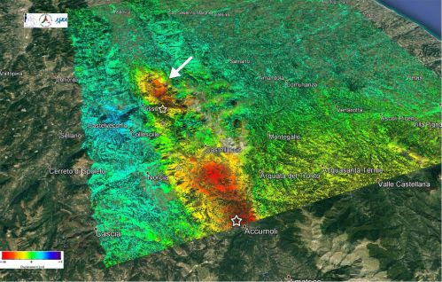 Cnr_Irea_Ingv_Dpc_rilevamento satellitare sisma 26 ottobre