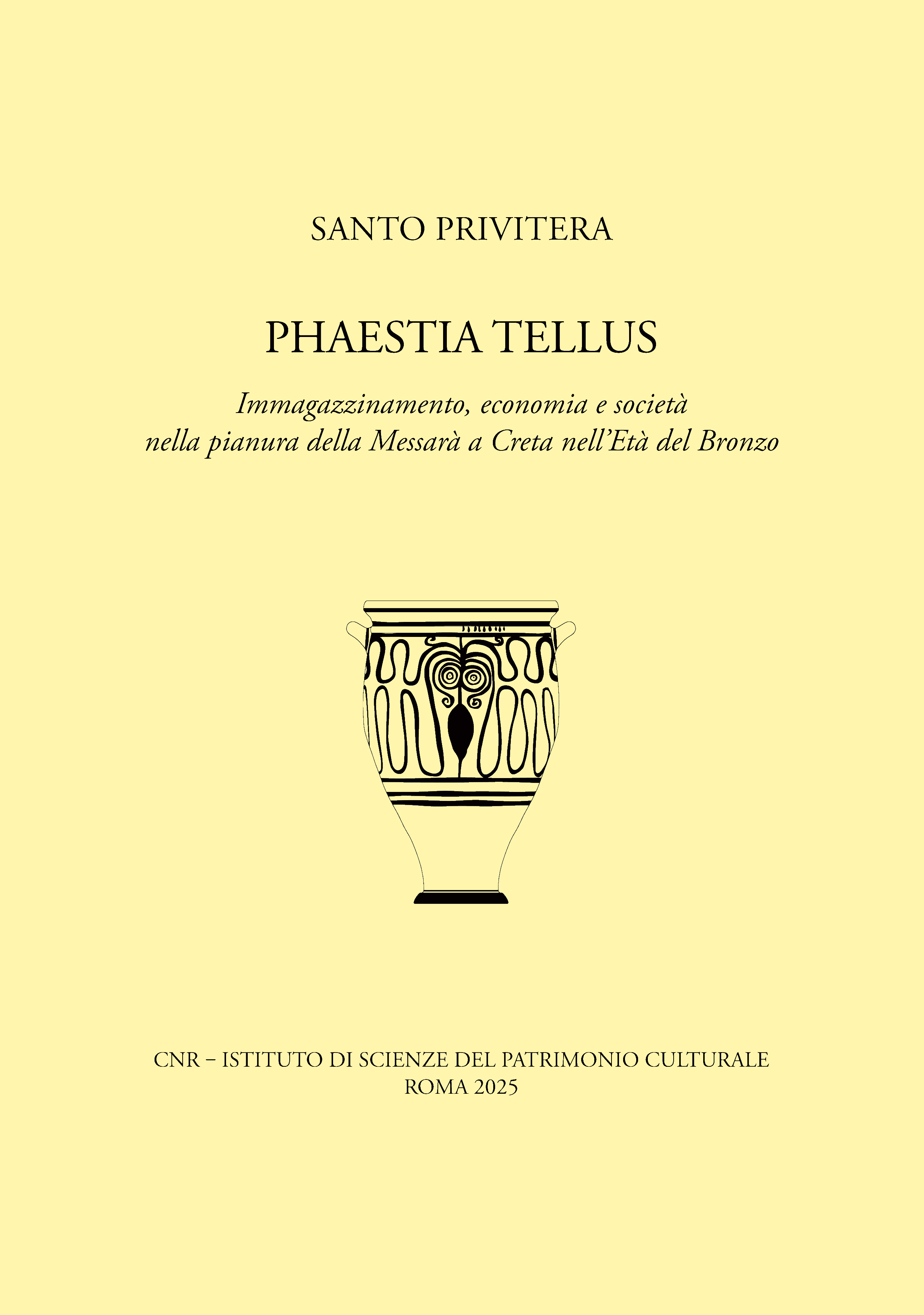 Cover volume Phaestia Tellus