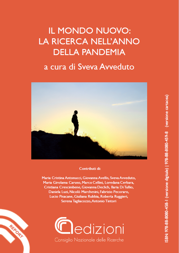 Cover volume Il mondo nuovo - La ricerca nell'anno della pandemia