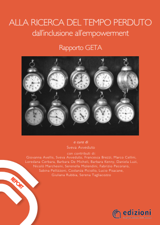 Cover volume Rapporto Geta - Alla ricerca del tempo perduto