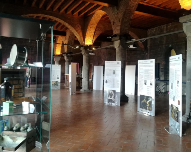 Allestimento al Festival della scienza 2018