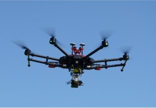 Drone in volo