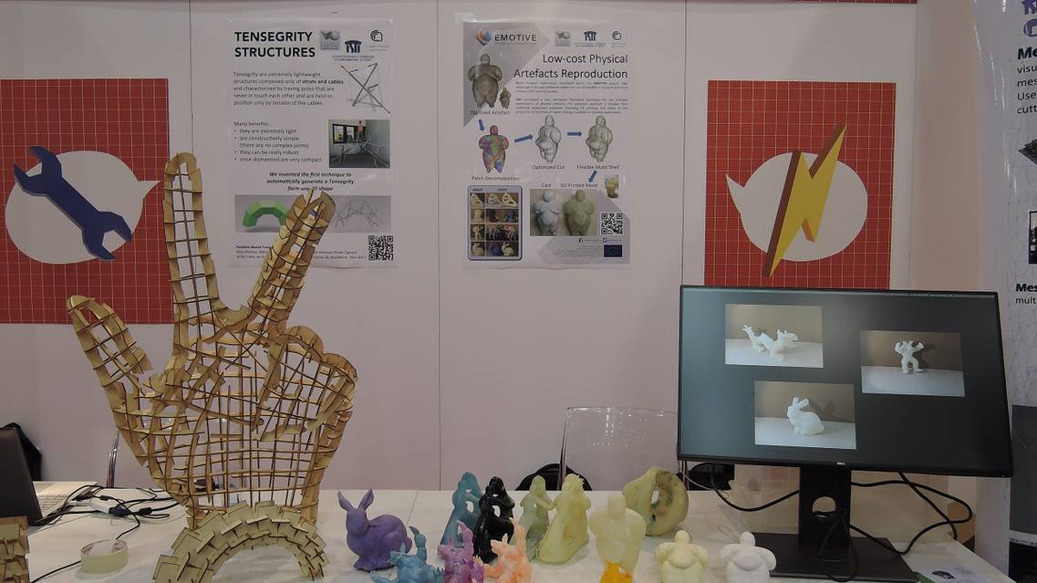 In mostra anche tecnologie innovative per la realizzazione di stampi flessibili e strutture architettoniche in 3D 