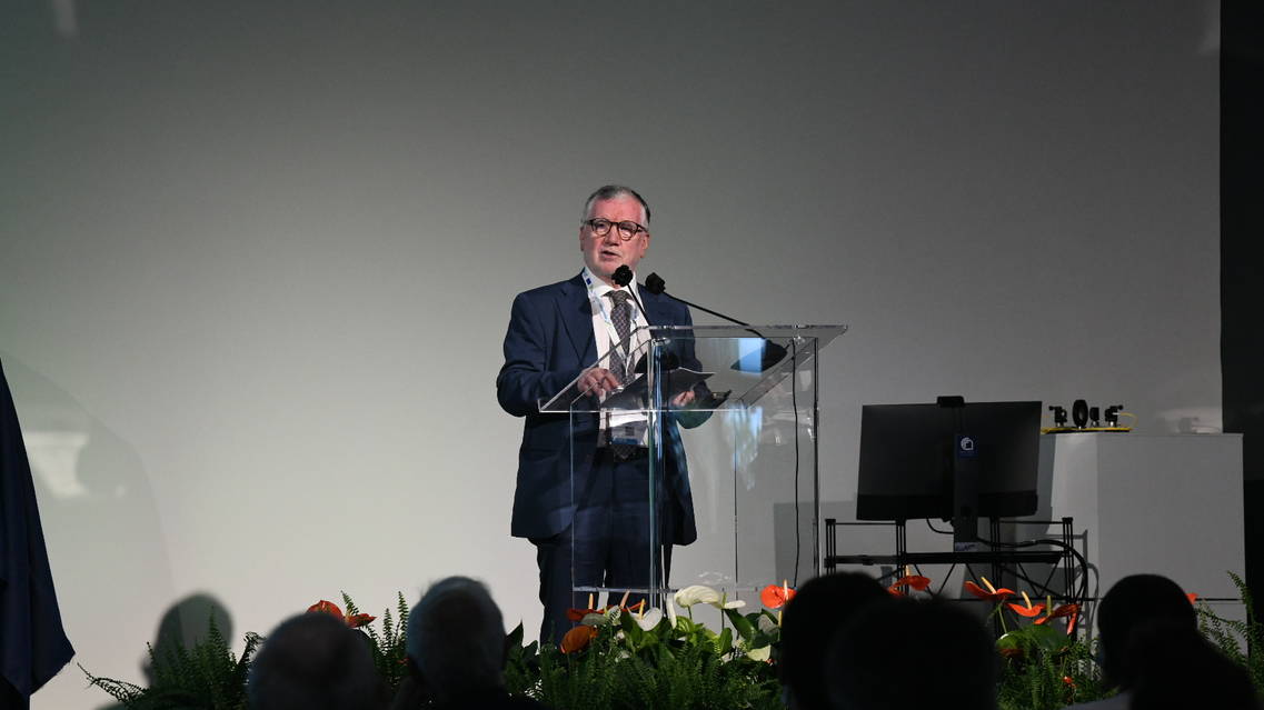 L'intervento del presidente del Cnr Massimo Inguscio (credits: Vittorio Tulli, Cnr)