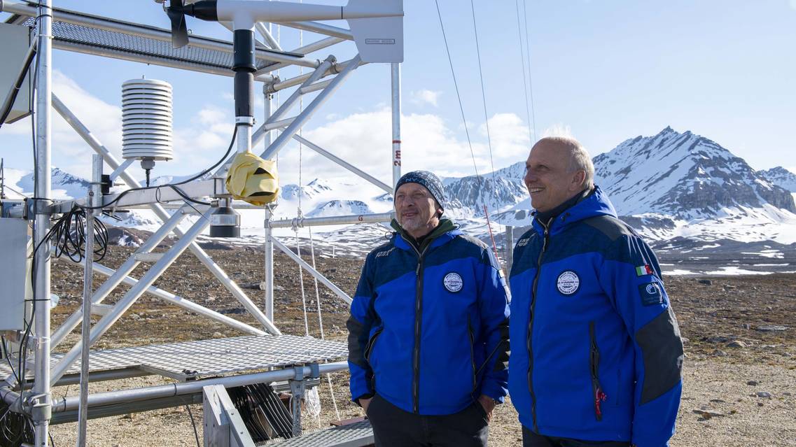 Il ministro Marco Bussetti alla Climate Change Tower